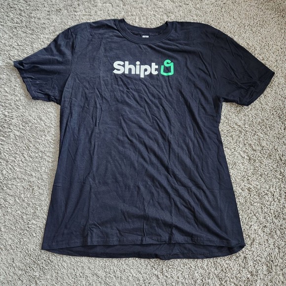 Shipt T Shirt Size X Large Shopper Black Official Short Sleeve Gildan Soft Style - Picture 1 of 6